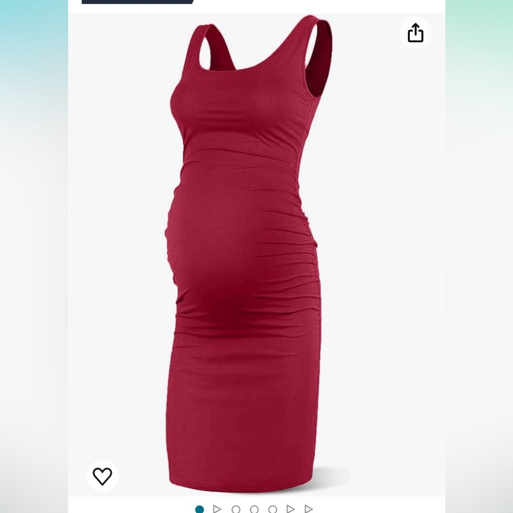Maternity dress Maroon Color size XL